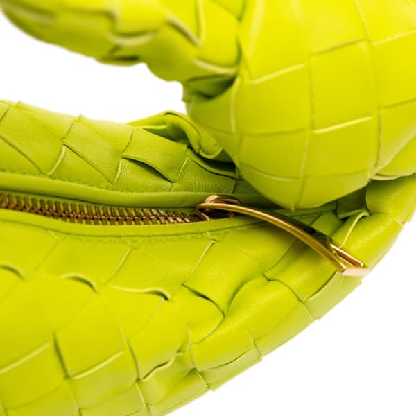 Pre-owned Bottega Veneta Mini Nappa Intrecciato Jodie Green