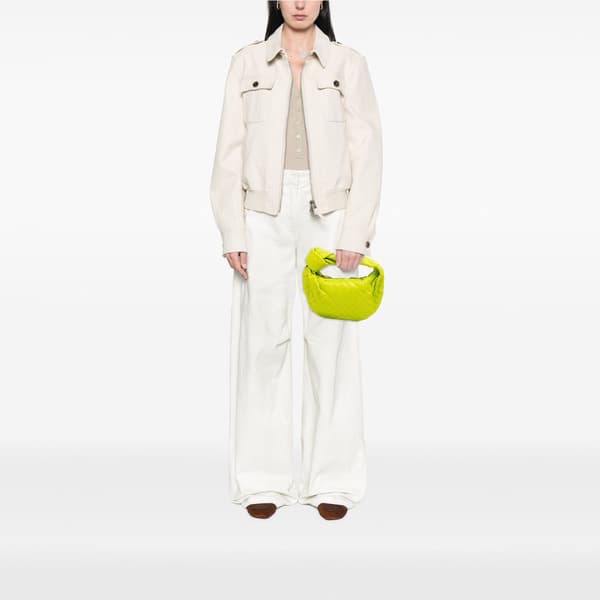 Pre-owned Bottega Veneta Mini Nappa Intrecciato Jodie Green