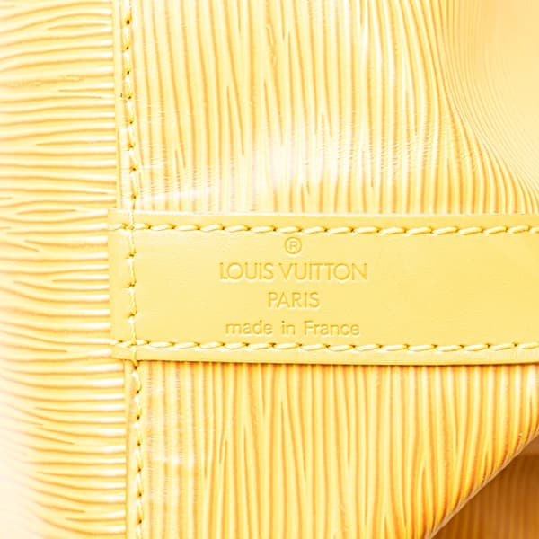 Pre-owned Louis Vuitton Epi Petit Noe Yellow