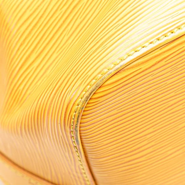 Pre-owned Louis Vuitton Epi Petit Noe Yellow
