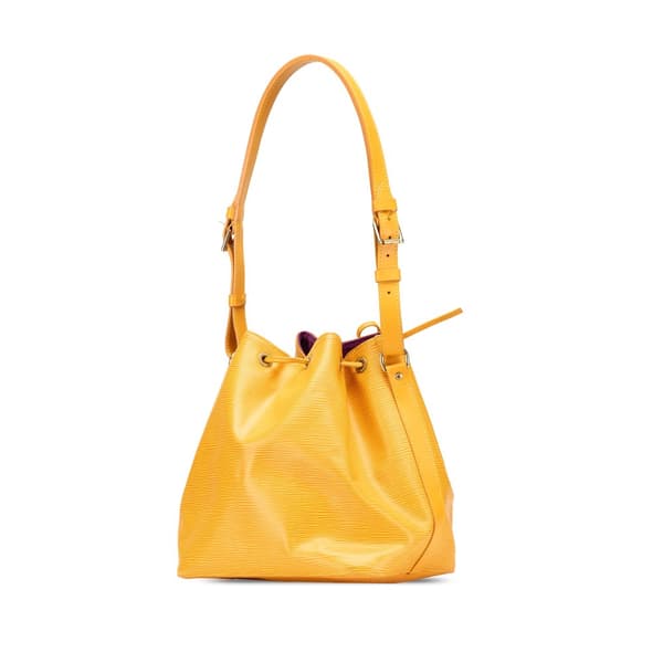 Pre-owned Louis Vuitton Epi Petit Noe Yellow