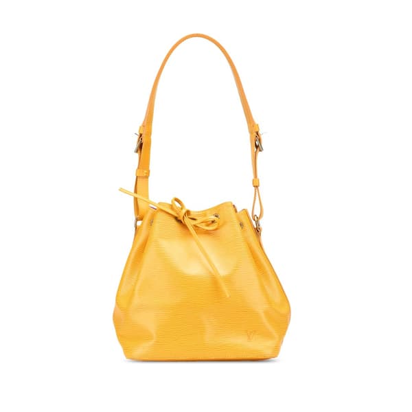 Pre-owned Louis Vuitton Epi Petit Noe Yellow