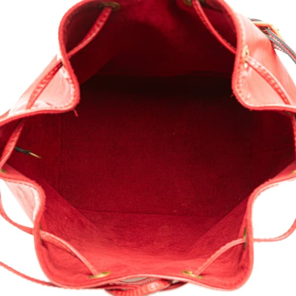 Pre-owned Louis Vuitton Epi Petit Noe Red