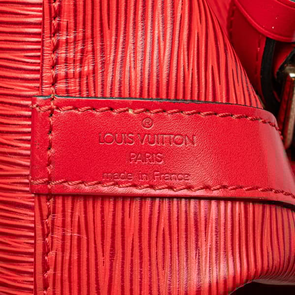 Pre-owned Louis Vuitton Epi Petit Noe Red