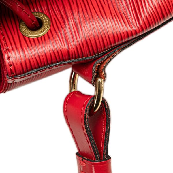 Pre-owned Louis Vuitton Epi Petit Noe Red