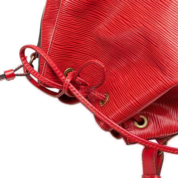 Pre-owned Louis Vuitton Epi Petit Noe Red