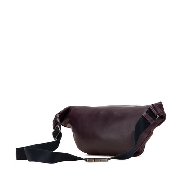 Pre-owned Bottega Veneta Nappa Intrecciato Belt Bag Red