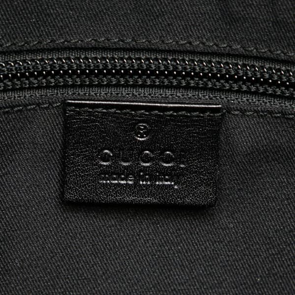 Pre-owned Gucci GG Canvas Belt Bag Black