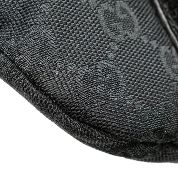 Pre-owned Gucci GG Canvas Belt Bag Black