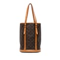 Miniatyrbilde 1 av 9: Pre-owned Louis Vuitton Monogram Bucket GM Brown