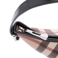 Miniatyrbild 9 av 10: Pre-owned Burberry Supernova Check Coated Canvas Larkin Hobo Brown
