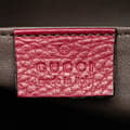 Pikkukuva 5 / 10: Pre-owned Gucci Pebbled Calfskin Miss Bamboo Bucket Bag Red