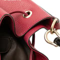 Pikkukuva 8 / 10: Pre-owned Gucci Pebbled Calfskin Miss Bamboo Bucket Bag Red