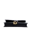 Miniatyrbilde 4 av 10: Pre-owned Dior Grained Calfskin Saddle Belt Bag Black