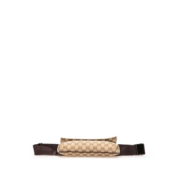Pre-owned Gucci GG Canvas Belt Bag Brown