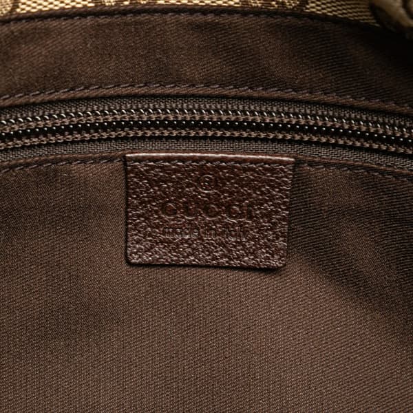 Pre-owned Gucci GG Canvas Belt Bag Brown