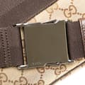 Miniatyrbild 9 av 10: Pre-owned Gucci GG Canvas Belt Bag Brown