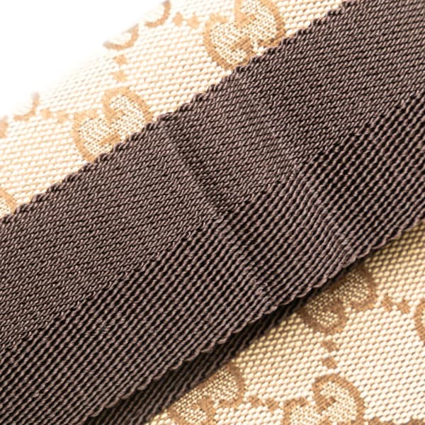 Pre-owned Gucci GG Canvas Belt Bag Brown