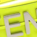 Miniatyrbillede 5 af 6: Pre-owned Fendi Small Vitello Grace Matte Fendigraphy Hobo Yellow