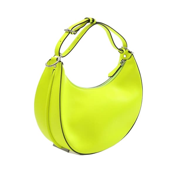 Pre-owned Fendi Small Vitello Grace Matte Fendigraphy Hobo Yellow