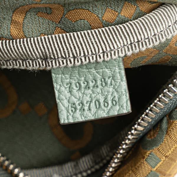 Pre-owned Gucci GG Ripstop Nylon Belt Bag Brown