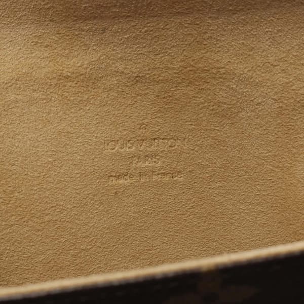 Pre-owned Louis Vuitton Monogram Pochette Florentine Brown