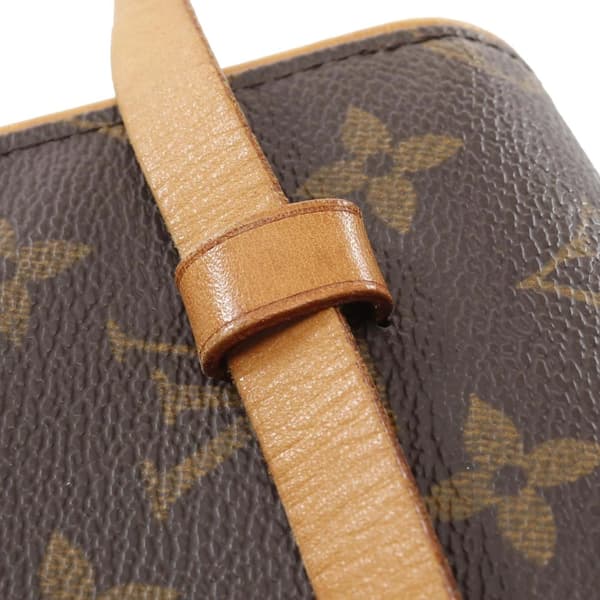 Pre-owned Louis Vuitton Monogram Pochette Florentine Brown