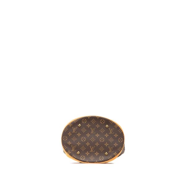 Pre-owned Louis Vuitton Monogram Bucket GM Brown
