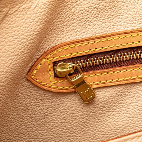 Pre-owned Louis Vuitton Monogram Bucket GM Brown
