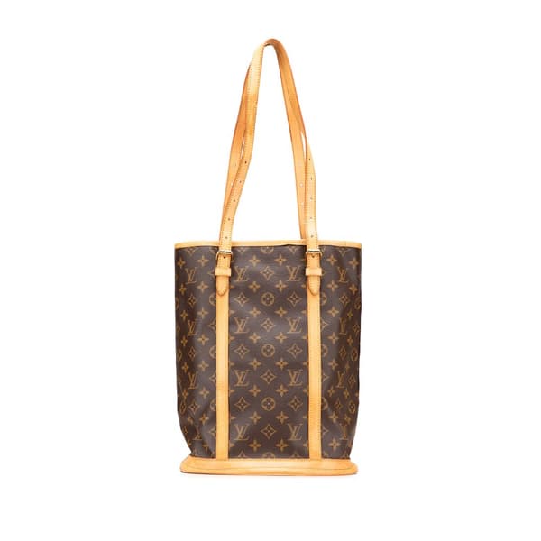 Pre-owned Louis Vuitton Monogram Bucket GM Brown