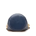 Miniatyrbilde 3 av 10: Pre-owned Chanel Mini Quilted Caviar Medallion Charms Drawstring Bucket Bag Blue