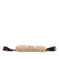 Miniatyrbild 3 av 10: Pre-owned Gucci GG Canvas Double Pocket Belt Bag Brown
