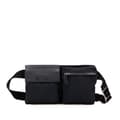 Miniatyrbild 1 av 10: Pre-owned Gucci GG Canvas Double Pocket Belt Bag Black