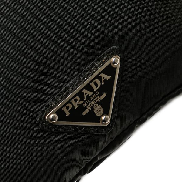 Pre-owned Prada Tessuto Multi Pocket Belt Bag Black