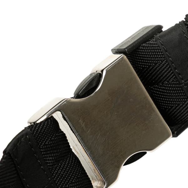 Pre-owned Prada Tessuto Multi Pocket Belt Bag Black