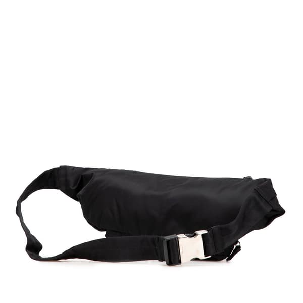 Pre-owned Prada Tessuto Multi Pocket Belt Bag Black