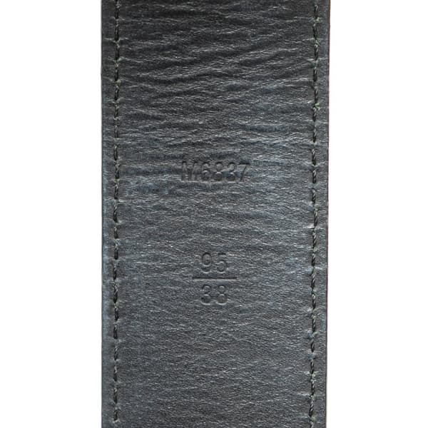 Pre-owned Louis Vuitton Damier Graphite Pochette Homme Ceinture Black