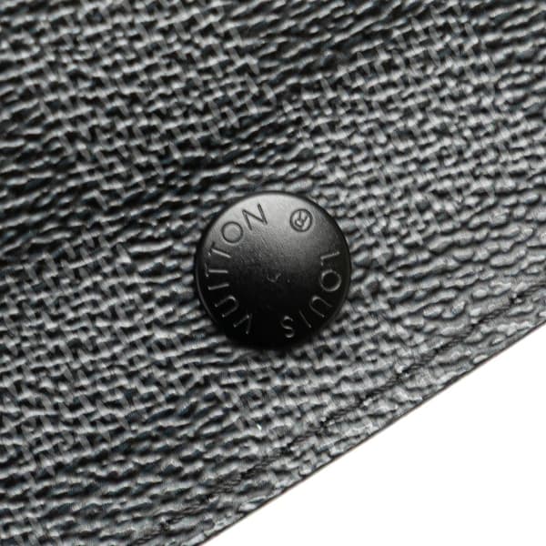 Pre-owned Louis Vuitton Damier Graphite Pochette Homme Ceinture Black