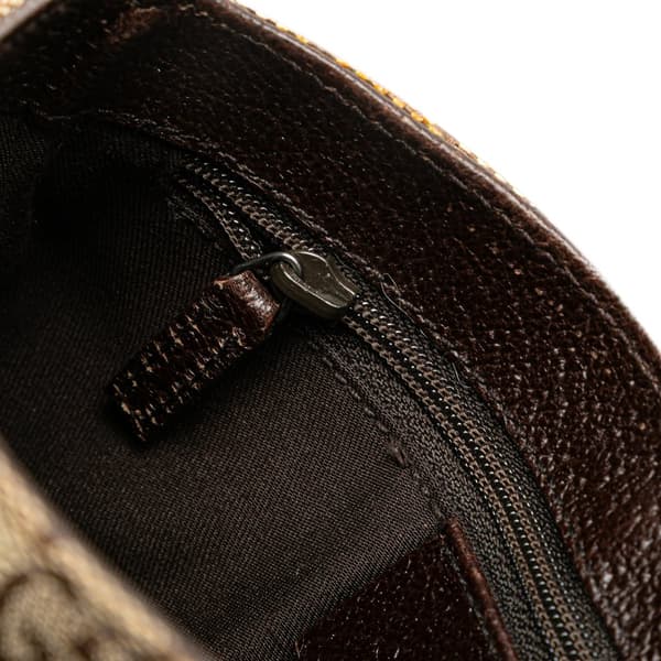 Pre-owned Gucci GG Canvas Belt Bag Brown