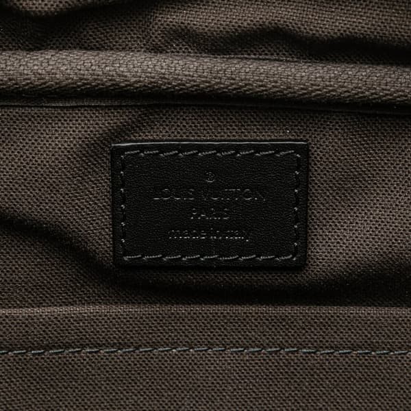Pre-owned Louis Vuitton Damier Inifini Ambler Black