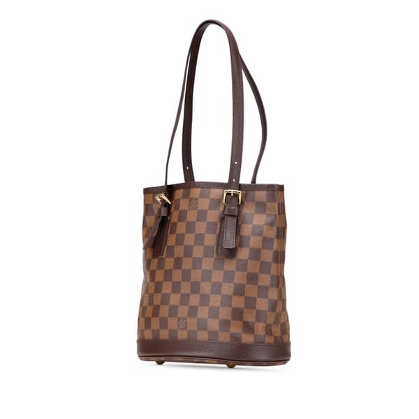Pre-owned Louis Vuitton Damier Ebene Marais Brown