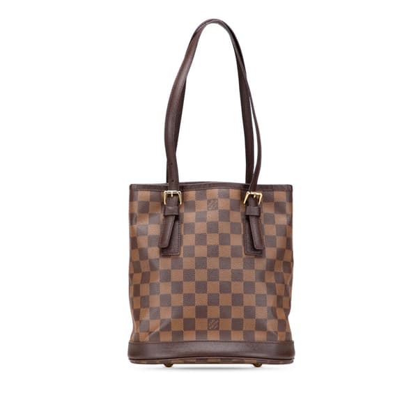 Pre-owned Louis Vuitton Damier Ebene Marais Brown