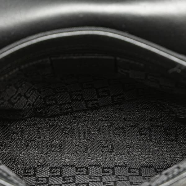 Pre-owned Gucci Canvas Jackie Belt Bag Black