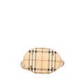 Miniatyrbild 3 av 10: Pre-owned Burberry Haymarket Check Coated Canvas Bucket Bag Brown