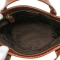 Miniatyrbild 4 av 10: Pre-owned Burberry Haymarket Check Coated Canvas Bucket Bag Brown