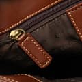Miniatyrbild 6 av 10: Pre-owned Burberry Haymarket Check Coated Canvas Bucket Bag Brown