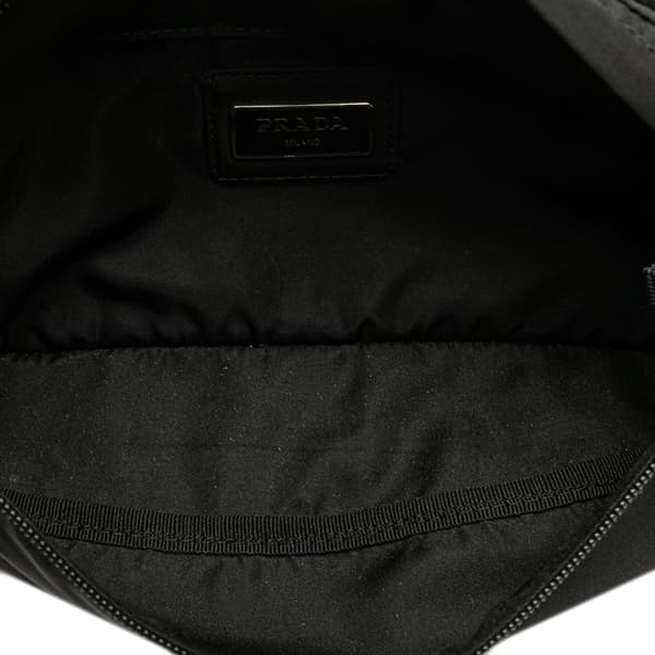 Pre-owned Prada Tessuto Belt Bag Black