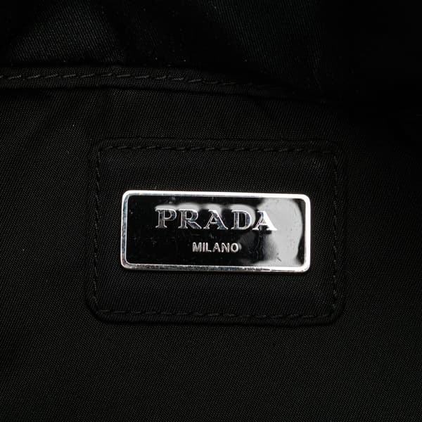 Pre-owned Prada Tessuto Belt Bag Black