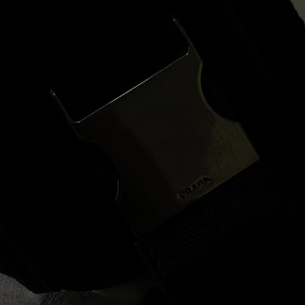 Pre-owned Prada Tessuto Belt Bag Black