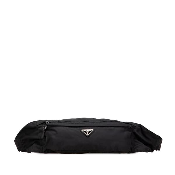 Pre-owned Prada Tessuto Belt Bag Black